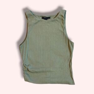 Forever 21 Khaki Ribbed Tank Top